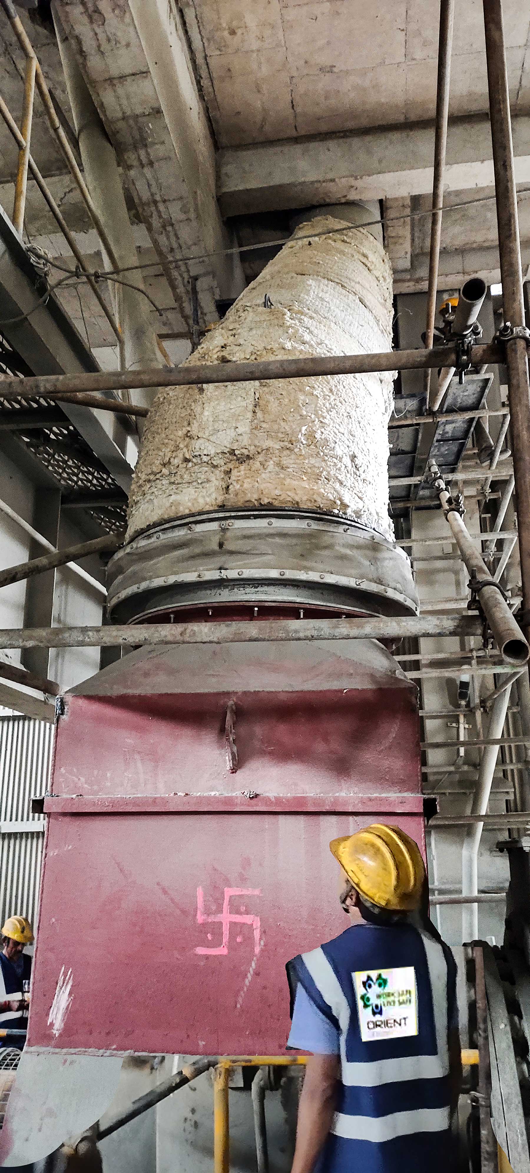 MILL-1 PIPE LINE INSULATION UNDER ORIENT CEMENT AT (NASHIRABAD-JALGAON)