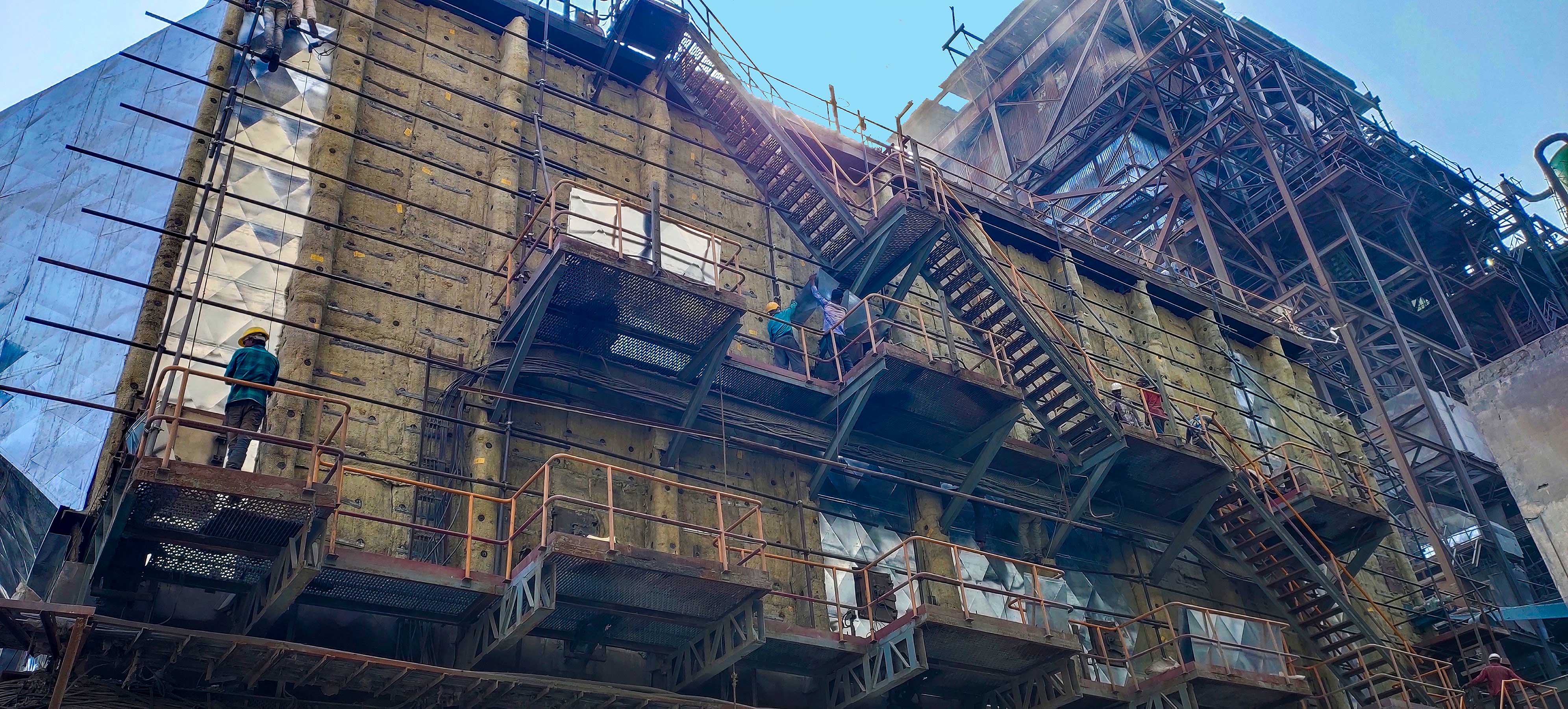 ESP INSULATION UNDER BHARAT HEAVY ELECTRICALS LIMITED (BHEL) AT NASHIK TPS.